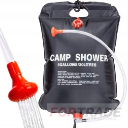 TOURIST FIELD PORTABLE SOLAR CAMPING SHOWER FOR WATER REGULATION