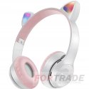 CHILDREN'S WIRELESS EARS LED GLOWING BLUETOOTH HEADPHONES WITH MICROPHONE