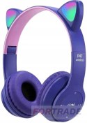 CHILDREN'S WIRELESS EARS LED GLOWING BLUETOOTH HEADPHONES WITH MICROPHONE