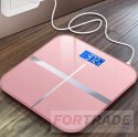 BATHROOM SCALE ELECTRONIC GLASS PRECISION SLIM UP TO 180KG 33CM LCD USB