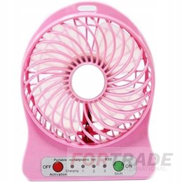 PORTABLE MINI DESK FAN FOR USB, BATTERY MAINS