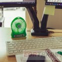 PORTABLE MINI DESK FAN FOR USB, BATTERY MAINS