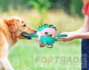 INTERACTIVE TOY FOR DOGS FRISBEE FLYING BALL DISC TEETHER BALL