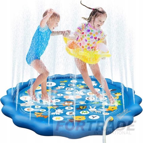 WATER TOY FOUNTAIN POOL GARDEN MAT SPINNER SHOWER TRAY WITH HOSE CONNECTOR