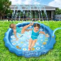 WATER TOY FOUNTAIN POOL GARDEN MAT SPINNER SHOWER TRAY WITH HOSE CONNECTOR