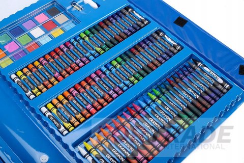 ARTISTIC PAINTING SET FOR CHILDREN IN A SUITCASE 208 ELEMENTS.