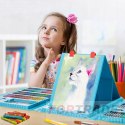 ARTISTIC PAINTING SET FOR CHILDREN IN A SUITCASE 208 ELEMENTS.