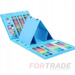 ARTISTIC PAINTING SET FOR CHILDREN IN A SUITCASE 208 ELEMENTS.