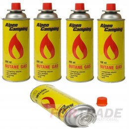 GAS CARTRIDGE GAS CARTRIDGE FOR ALPEN CAMPING COOKER BURNER X 4 PCS. CARTRIDGES