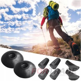 ANTISHOCK TREKKING POLES FOR MOUNTAIN WALKING NORDIC WALKING ALU POLES