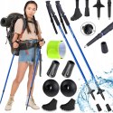 TREKKING POLES NORDIC WALKING POLES, ADJUSTABLE, TELESCOPIC, ALUMINUM