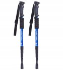 TREKKING POLES NORDIC WALKING POLES, ADJUSTABLE, TELESCOPIC, ALUMINUM