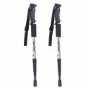 TREKKING POLES NORDIC WALKING POLES, ADJUSTABLE, TELESCOPIC, ALUMINUM