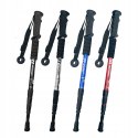 KIJE TREKKINGOWE KIJKI NORDIC WALKING REGULOWANE TELESKOPOWE ALUMINIOWE