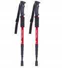 TREKKING POLES NORDIC WALKING POLES, ADJUSTABLE, TELESCOPIC, ALUMINUM