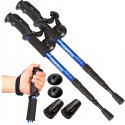 TREKKING POLES NORDIC WALKING POLES, ADJUSTABLE, TELESCOPIC, ALUMINUM