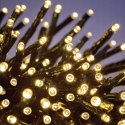 Solar christmas tree lights 100 led ww