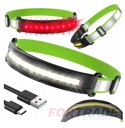 Headlamp reflector headband