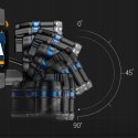 LATARKA CZOŁOWA NA GŁOWĘ CZOŁÓWKA 7 X LED CREE MOCNA REGULOWANA 8 TRYBÓW