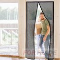 MOSKITONETZ FÜR BALKON-TÜR-FENSTER-FENSTER MIT MAGNET STARKEM NETZ 100 X 210 CM