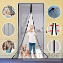 MOSQUITO NET FOR BALCONY DOOR WINDOW WINDOWS WITH MAGNET STRONG MESH 100 X 210CM