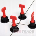 TILE LEVELING SYSTEM 50 PCS KEY SET TILE LEVELING CLIPS