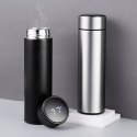 Thermos with temperature