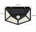 SOLAR FACADE WALL LAMP MOTION SENSOR FACADE WALL LAMP 100 LED