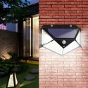 SOLAR FACADE WALL LAMP MOTION SENSOR FACADE WALL LAMP 100 LED