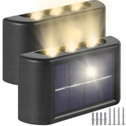 Solar lamp wall 6 led ww