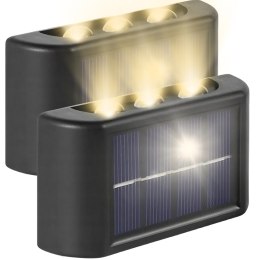 Solar lamp wall 6 led ww