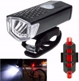 BICYCLE LAMP LED LAMPS FRONT BACK POWERFUL FLASHLIGHT FOR BIKE HANDLEBAR USB