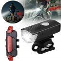 BICYCLE LAMP LED LAMPS FRONT BACK POWERFUL FLASHLIGHT FOR BIKE HANDLEBAR USB