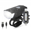 BICYCLE LAMP LED LAMPS FRONT BACK POWERFUL FLASHLIGHT FOR BIKE HANDLEBAR USB