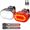 Bicycle lights set small round