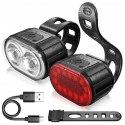 Bicycle lights set small round