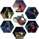 Bicycle lights set small round