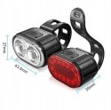 Bicycle lights set small round