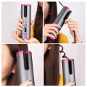 HAIR CURLING IRON AUTOMATIC INVERTER LCD WIRED CERAMIC LCD