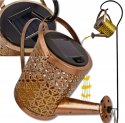 Solar garden lamp watering can