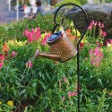 Solar garden lamp watering can