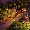 Solar garden lamp watering can