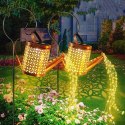 Solar garden lamp watering can