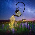 Solar garden lamp watering can