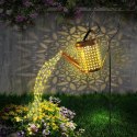 Solar garden lamp watering can