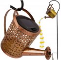 Solar garden lamp watering can