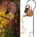 Solar garden lamp watering can