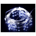 Christmas tree lights wire 50 led on batteries cw