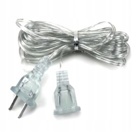 5m transparent lamp extension cord