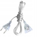 5m transparent lamp extension cord